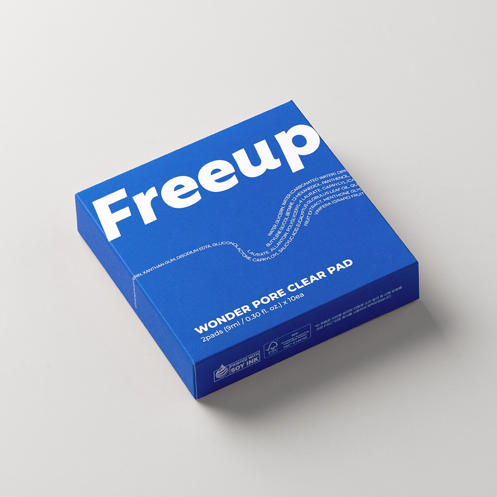 Freeup Wonder Pore Clear Pad 2pads (7ml) x 10pcs