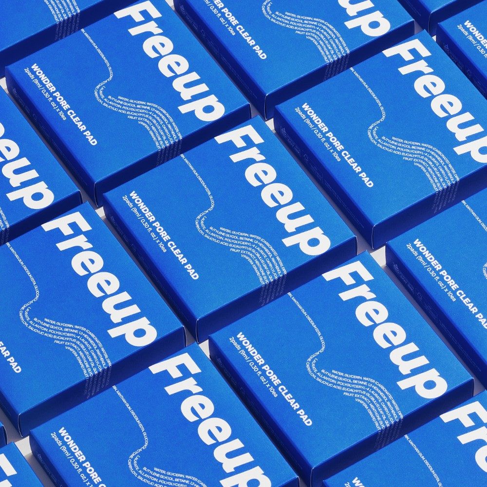 Freeup Wonder Pore Clear Pad 2pads (7ml) x 10pcs