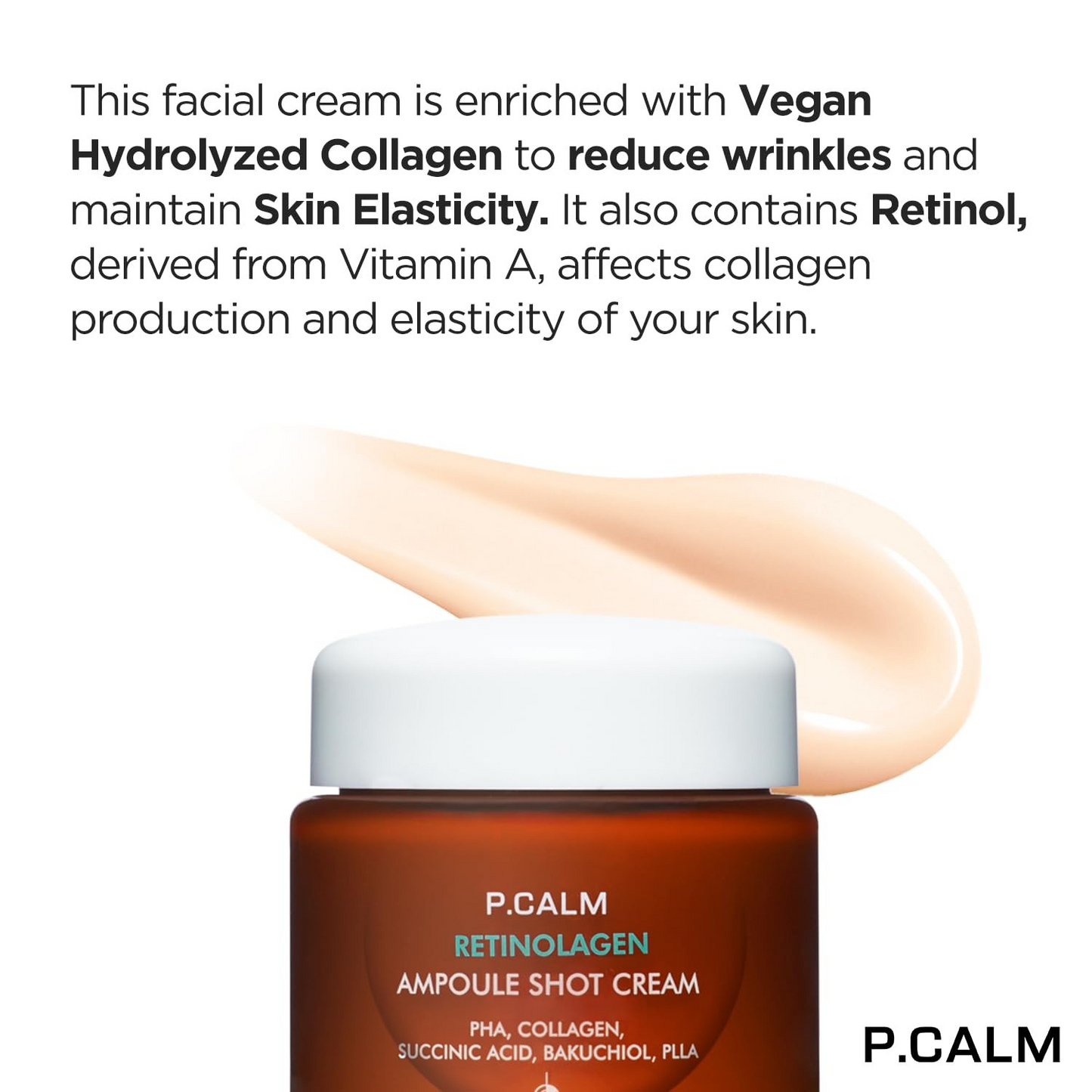 P.CALM Retinolagen Ampoule Shot Cream 60ml