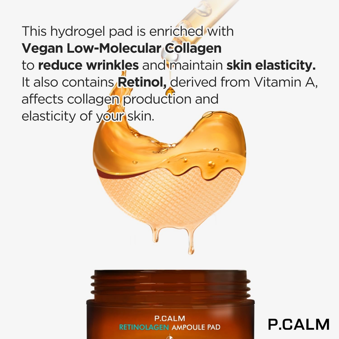 P.CALM Retinolagen Ampoule Pad 60pcs