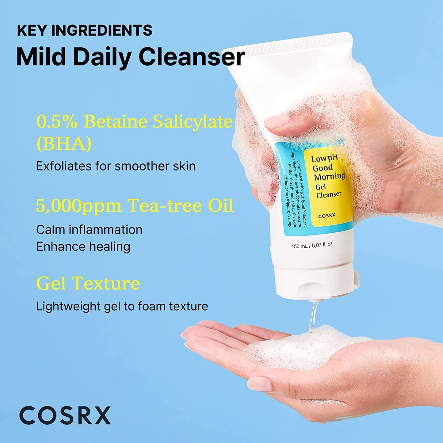 COSRX Low PH Good Morning Gel Cleanser 150ml